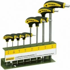 Proxxon : Jeu De Tournevis HEX à Poignée En L
