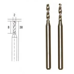 Micro-forêts En Métal Renforcé Ø 2 Mm - Proxxon