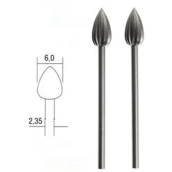 Fraise En Acier Wolfram-vanadium Cône - Proxxon