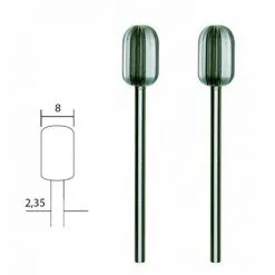 Fraise En Acier Wolfram-vanadium Cylindrique Arrondie - Proxxon