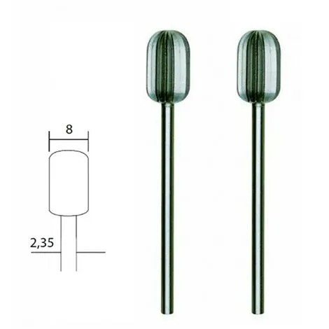 Fraise En Acier Wolfram-vanadium Cylindrique Arrondie - Proxxon 1 Fraise En Acier Wolfram-vanadium Cylindrique Arrondie - Proxxon
