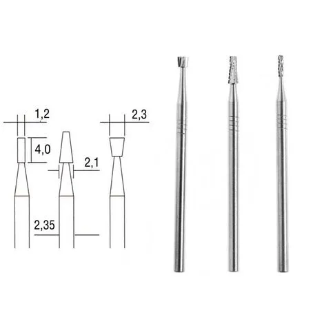 Fraises En Métal Renforcé Lot De 3 - Proxxon 1 Fraises En Métal Renforcé Lot De 3 - Proxxon