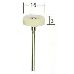 Polisooirs Feutre - Disque - Proxxon