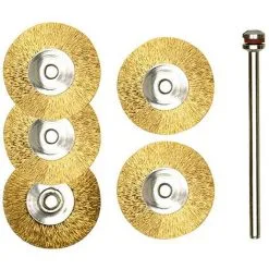 Brosse Disque En Laiton Ø 22 Mm - Proxxon