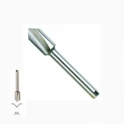 Fraises à Rainurer En V Ø 6.5 Mm - Proxxon